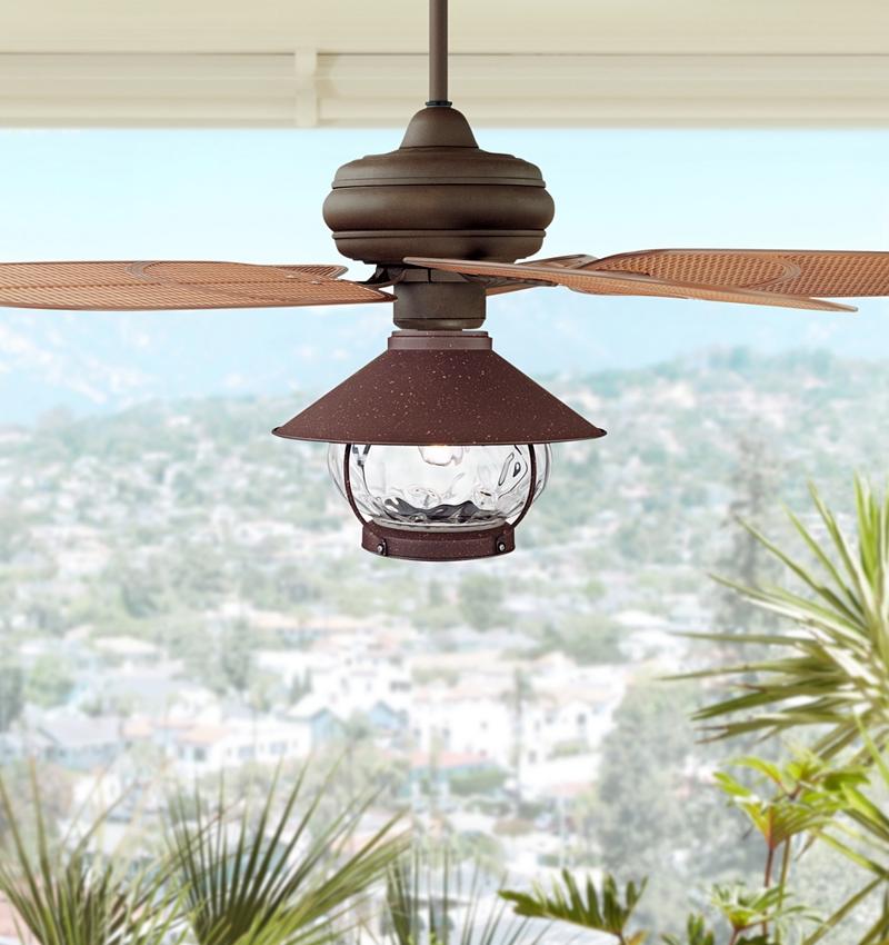 Ceiling Fans | 52" Casa Vieja Tropical Rattan Blade ...