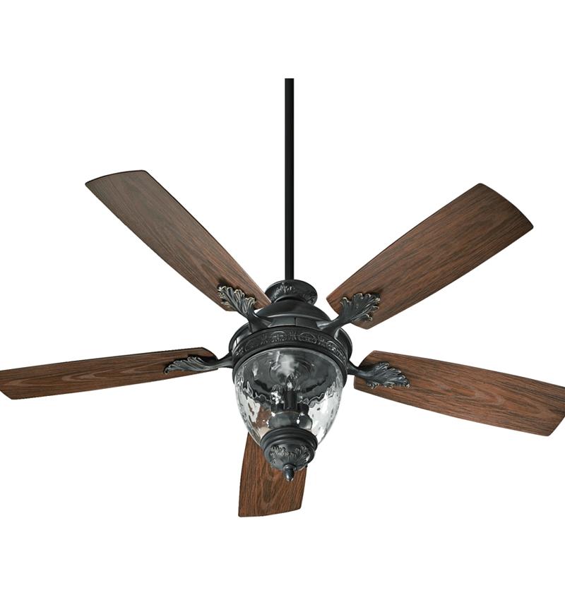 Ceiling Fans | 52" Quorum Georgia Old World Patio Ceiling ...