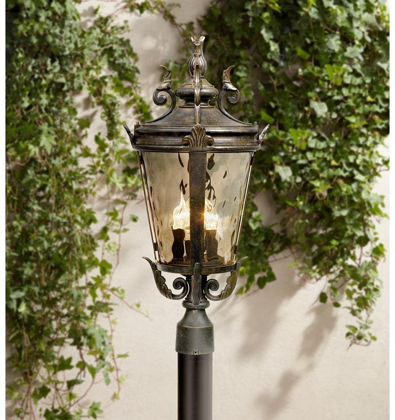 Outdoor Lighting | Casa Marseille 107" High Bronze Post Light with
