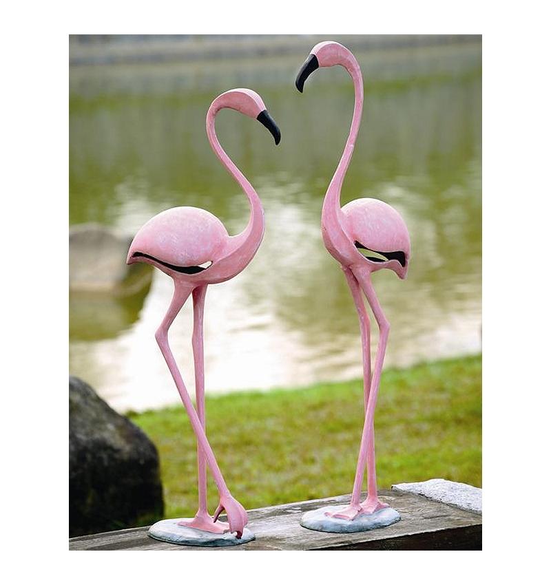 disney flamingo garden statue
