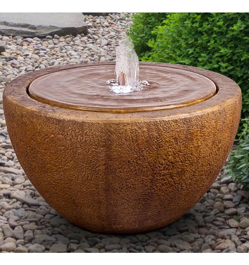 Bird And Blossom Design Fountain Where To Buy - Stone Cup Shaped Pool