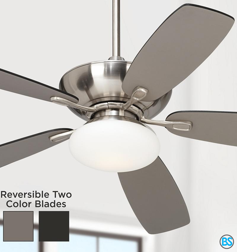 Ceiling Fans | 52" Casa Vieja® Flex Brushed Nickel Ceiling Fan