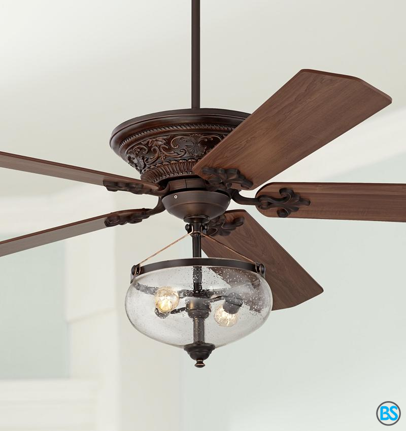 Ceiling Fans | 70" Casa Vista Del Sol Bronze Seedy Glass ...