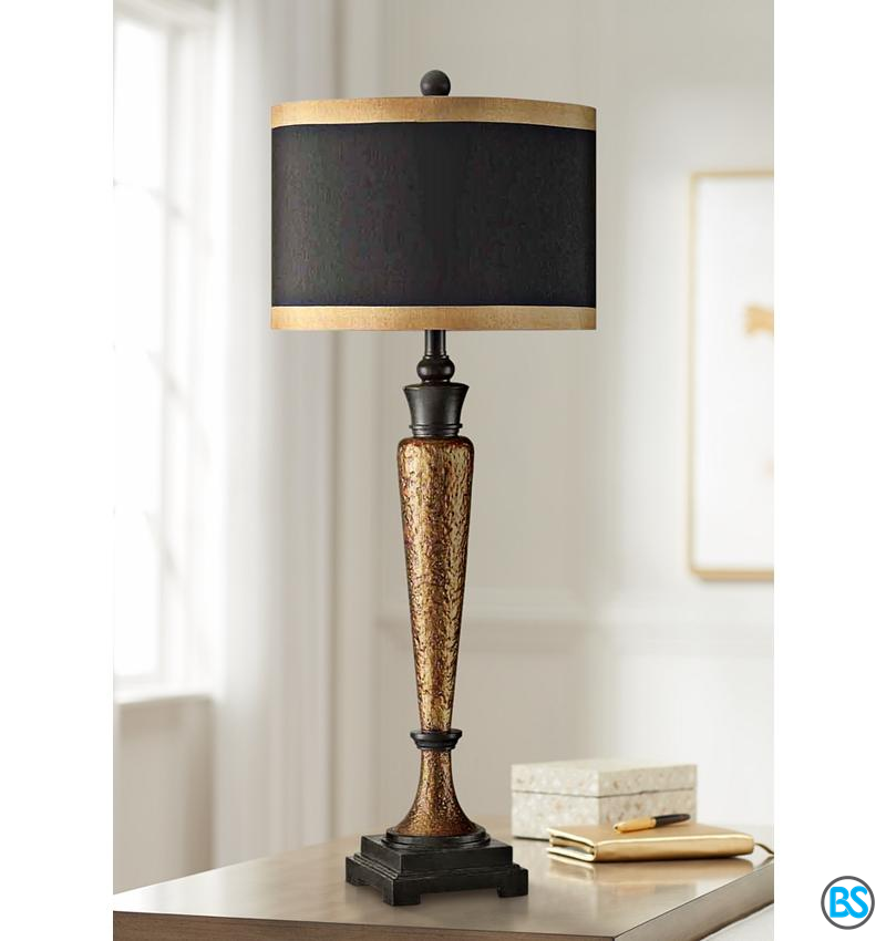 Table Lamps Crestview Collection Burnside Copper Gold Table Lamp