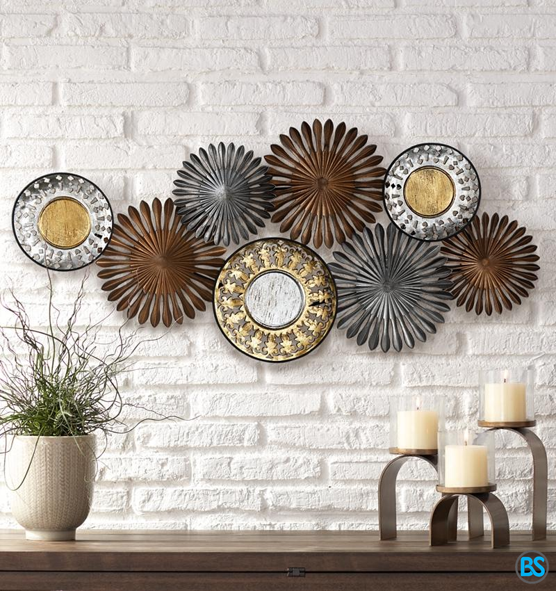 Unique Industrial Metal Wall Art for Small Space