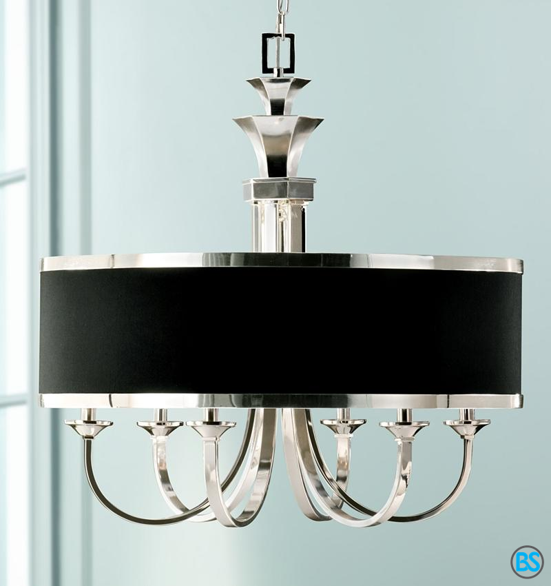 Chandeliers Uttermost Tuxedo Collection Wide Drum Shade